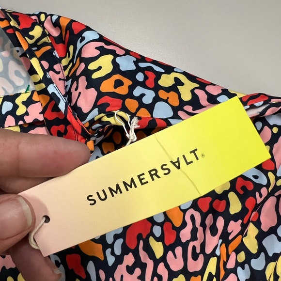 NWT Summersalt The Silky Luxe Short Beach to Brunch Wrap Skirt Size Large - Picture 4 of 6